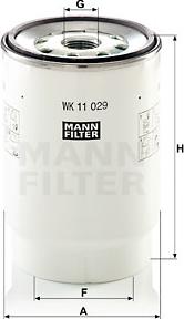 Mann-Filter WK 11 029 z - Топливный фильтр autosila-amz.com