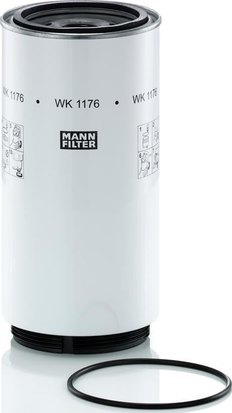 Mann-Filter WK 1176 x - Топливный фильтр autosila-amz.com