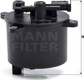 Mann-Filter WK 12 004 - Топливный фильтр autosila-amz.com