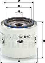 Mann-Filter WK 8500 - Топливный фильтр autosila-amz.com