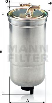 Mann-Filter WK 853/16 - Топливный фильтр autosila-amz.com