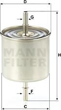 Mann-Filter WK 8046 - Топливный фильтр autosila-amz.com