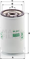 Mann-Filter WK 8001 - Топливный фильтр autosila-amz.com