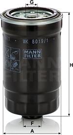 Mann-Filter WK 8019/1 - Топливный фильтр autosila-amz.com