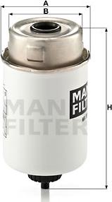 Mann-Filter WK 8015 - Топливный фильтр autosila-amz.com