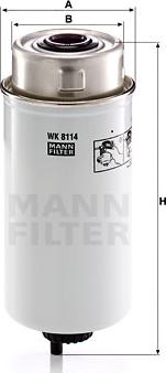 Mann-Filter WK 8114 - Топливный фильтр autosila-amz.com