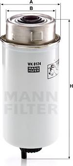 Mann-Filter WK 8124 - Топливный фильтр autosila-amz.com