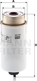 Mann-Filter WK 8120 - Топливный фильтр autosila-amz.com