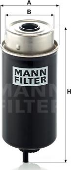 Mann-Filter WK 8172 - Топливный фильтр autosila-amz.com
