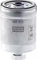 Mann-Filter WK 832 - Топливный фильтр autosila-amz.com