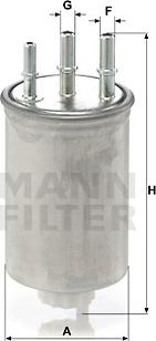 Mann-Filter WK 829/6 - Топливный фильтр autosila-amz.com