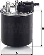 Mann-Filter WK 820/15 - Топливный фильтр autosila-amz.com