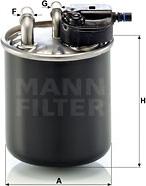 Mann-Filter WK 820/21 - Топливный фильтр autosila-amz.com