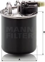 Mann-Filter WK 820/22 - Топливный фильтр autosila-amz.com