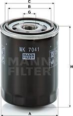 Mann-Filter WK 7041 - Топливный фильтр autosila-amz.com