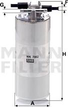 Mann-Filter WK 7002 - Топливный фильтр autosila-amz.com