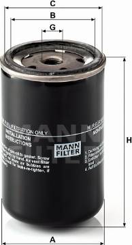 Mann-Filter WK 729 - Топливный фильтр autosila-amz.com