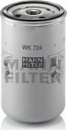 Mann-Filter WK 724 - Топливный фильтр autosila-amz.com