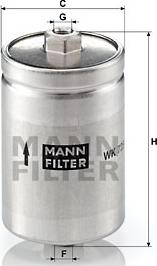 Mann-Filter WK 725 - Топливный фильтр autosila-amz.com