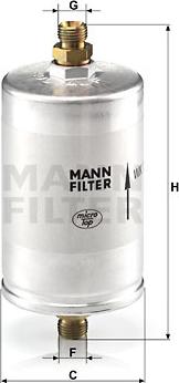Mann-Filter WK 726/3 - Топливный фильтр autosila-amz.com