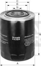 Mann-Filter WP 11 102/1 - Масляный фильтр autosila-amz.com