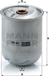 Mann-Filter ZR 902 x - Масляный фильтр autosila-amz.com