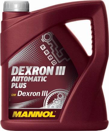 Mannol 1356 - 8206 MANNOL DEXRON III AUTOMATIC PLUS 4 л. Синтетическое трансмиссионное масло autosila-amz.com