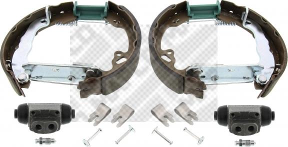 Mapco 9871/2 - Brake Shoe Set autosila-amz.com