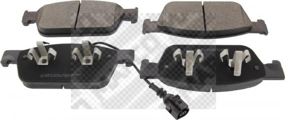 Mapco 6992 - Brake Pad Set, disc brake autosila-amz.com