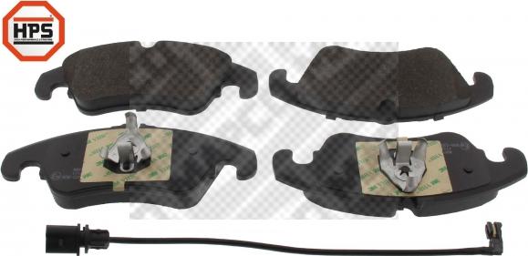 Mapco 6697HPS - Brake Pad Set, disc brake autosila-amz.com