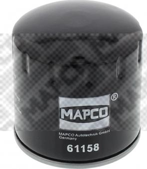 Mapco 61158 - Масляный фильтр autosila-amz.com
