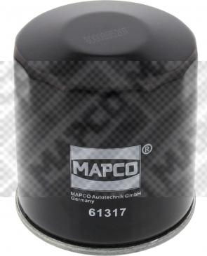 Mapco 61317 - Фильтр масляный OPEL MERIVA A (X03) 1.6 (E75) CORSA B (S93) 1.4 i (F08 F68 M68) ASTRA H (A04) 1. autosila-amz.com