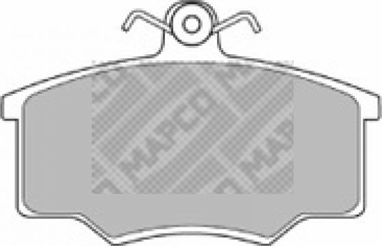 Mapco 6138 - Тормозные колодки, дисковые, комплект autosila-amz.com