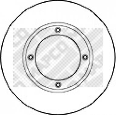 Mapco 15590 - Тормозной диск autosila-amz.com