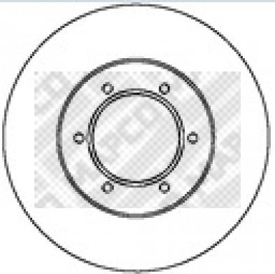 Mapco 15281 - Тормозной диск autosila-amz.com