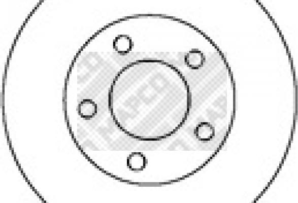 Mapco 15283 - Тормозной диск autosila-amz.com