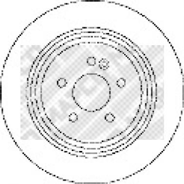 Mapco 15793 - Тормозной диск autosila-amz.com