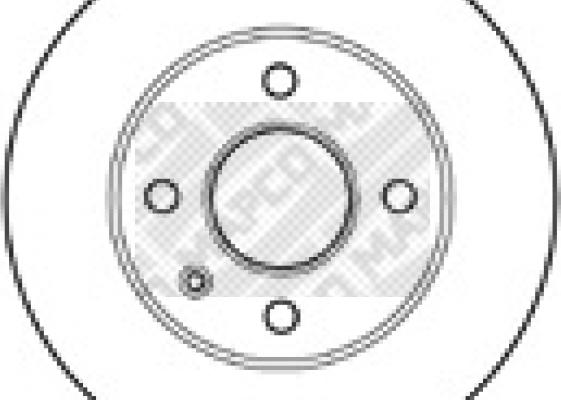 Mapco 15730 - Тормозной диск autosila-amz.com