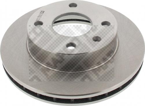 Mapco 15725 - Тормозной диск autosila-amz.com