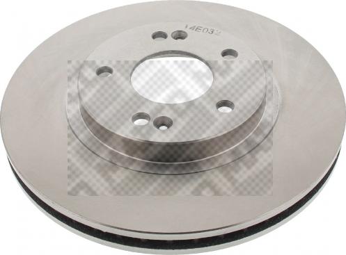 Mapco 25519 - Тормозной диск autosila-amz.com