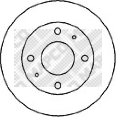 Mapco 25520 - Тормозной диск autosila-amz.com