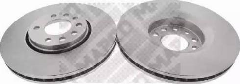 Mapco 25707/2 - Тормозной диск autosila-amz.com