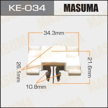 MASUMA KE-034 - Пружинный зажим, монтаж стекол autosila-amz.com