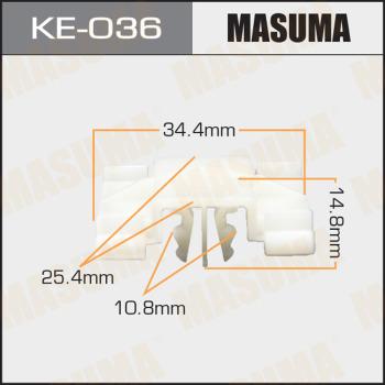 MASUMA KE036 - Пружинный зажим, монтаж стекол autosila-amz.com