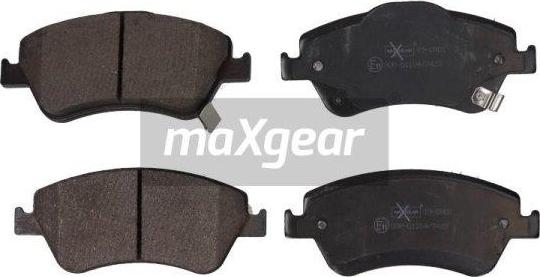 Maxgear 19-0901 - Тормозные колодки, дисковые, комплект autosila-amz.com