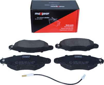 Maxgear 19-0555 - Комплект тормозных колодок, дисковый тормоз autosila-amz.com