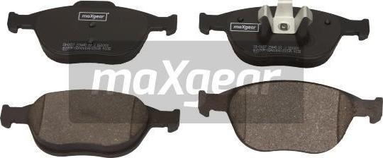 Maxgear 19-0657 - Тормозные колодки, дисковые, комплект autosila-amz.com