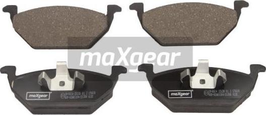 Maxgear 19-0614 - Тормозные колодки, дисковые, комплект autosila-amz.com