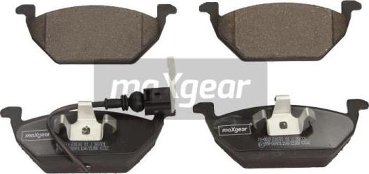 Maxgear 19-0613 - Тормозные колодки, дисковые, комплект autosila-amz.com