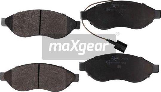 Maxgear 19-0673 - Тормозные колодки, дисковые, комплект autosila-amz.com